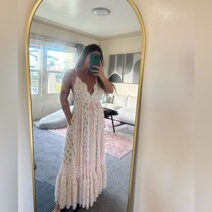 STUNNING and SEXY we are HAH lace maxi dress